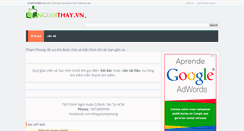 Desktop Screenshot of nguoithayorg.blogspot.com