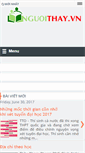 Mobile Screenshot of nguoithayorg.blogspot.com