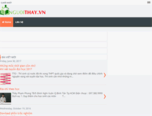Tablet Screenshot of nguoithayorg.blogspot.com