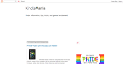 Desktop Screenshot of kindlemania.blogspot.com