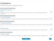 Tablet Screenshot of kindlemania.blogspot.com