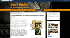 Desktop Screenshot of menteememoria.blogspot.com