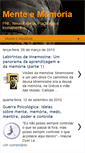 Mobile Screenshot of menteememoria.blogspot.com
