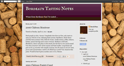 Desktop Screenshot of bordeauxtastingnotes.blogspot.com