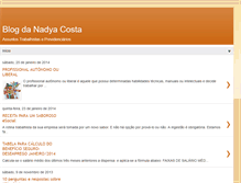 Tablet Screenshot of nadyacosta.blogspot.com