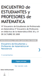 Mobile Screenshot of encuentrodematematicosresistencia.blogspot.com