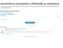 Tablet Screenshot of encuentrodematematicosresistencia.blogspot.com