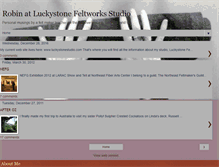 Tablet Screenshot of luckystonefeltworks.blogspot.com