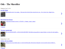 Tablet Screenshot of ode-theshredder.blogspot.com