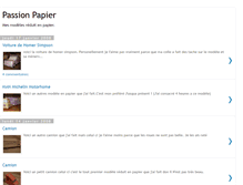 Tablet Screenshot of passionpapier.blogspot.com