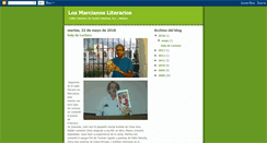 Desktop Screenshot of marcianosliterarios02.blogspot.com