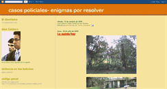 Desktop Screenshot of casosyenigmaspoliciales.blogspot.com