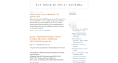 Desktop Screenshot of buyhomeinsouthflorida.blogspot.com