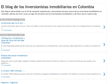 Tablet Screenshot of inverinmuebles.blogspot.com