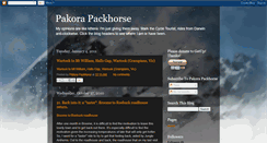 Desktop Screenshot of pakorapackhorse.blogspot.com