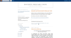 Desktop Screenshot of docentiprecariunifi.blogspot.com