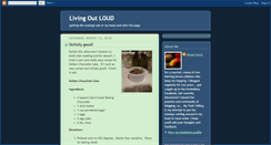 Desktop Screenshot of livingoutloudnow.blogspot.com