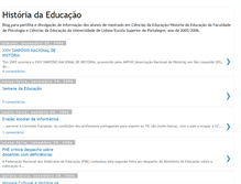 Tablet Screenshot of historiadaeducacao.blogspot.com