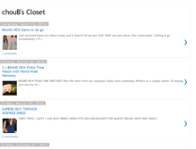 Tablet Screenshot of choubcloset.blogspot.com