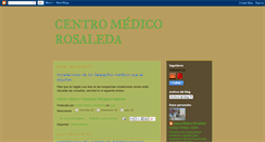 Desktop Screenshot of centromedicorosaleda.blogspot.com