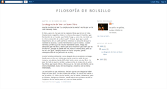 Desktop Screenshot of filosofia-de-bolsillo.blogspot.com