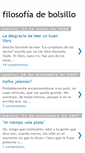Mobile Screenshot of filosofia-de-bolsillo.blogspot.com