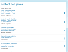 Tablet Screenshot of facebook-free-games.blogspot.com