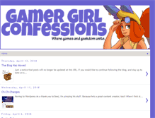 Tablet Screenshot of gamergirlconfessions.blogspot.com