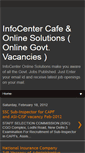 Mobile Screenshot of infocenteronlinesolution.blogspot.com