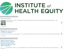 Tablet Screenshot of institutehealthequity.blogspot.com