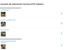 Tablet Screenshot of escueladeeducaciontecnica674clason.blogspot.com