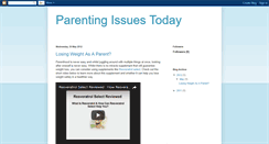 Desktop Screenshot of parentingissuestoday.blogspot.com