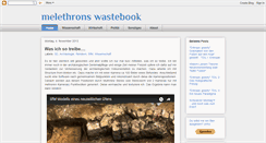 Desktop Screenshot of melethrons-wastebook.blogspot.com