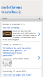 Mobile Screenshot of melethrons-wastebook.blogspot.com