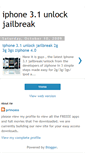 Mobile Screenshot of iphone31unlock.blogspot.com