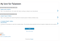 Tablet Screenshot of myloveforfalasteen.blogspot.com