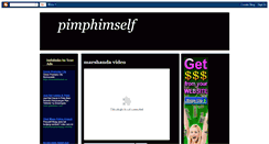 Desktop Screenshot of pimphimself.blogspot.com