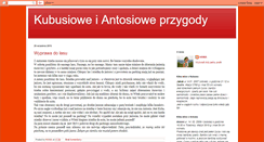 Desktop Screenshot of kubusioweprzygody.blogspot.com