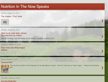 Tablet Screenshot of nutriitoninthenow.blogspot.com