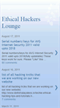 Mobile Screenshot of ethicalhackerslounge.blogspot.com