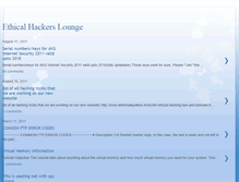 Tablet Screenshot of ethicalhackerslounge.blogspot.com