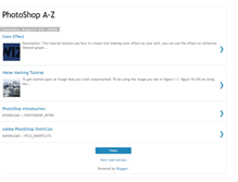 Tablet Screenshot of photoshopa-z.blogspot.com