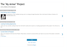 Tablet Screenshot of myarmorproject.blogspot.com