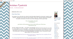 Desktop Screenshot of kristenfpatrick.blogspot.com