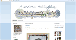 Desktop Screenshot of annekehobbyblog.blogspot.com