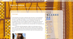 Desktop Screenshot of dorrtoafrica.blogspot.com