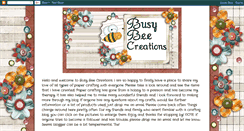 Desktop Screenshot of busybeecreations.blogspot.com