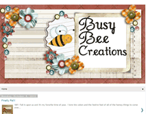 Tablet Screenshot of busybeecreations.blogspot.com