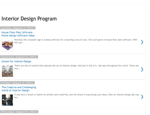 Tablet Screenshot of interiordesignprogram.blogspot.com