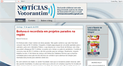 Desktop Screenshot of noticiasvotorantim.blogspot.com